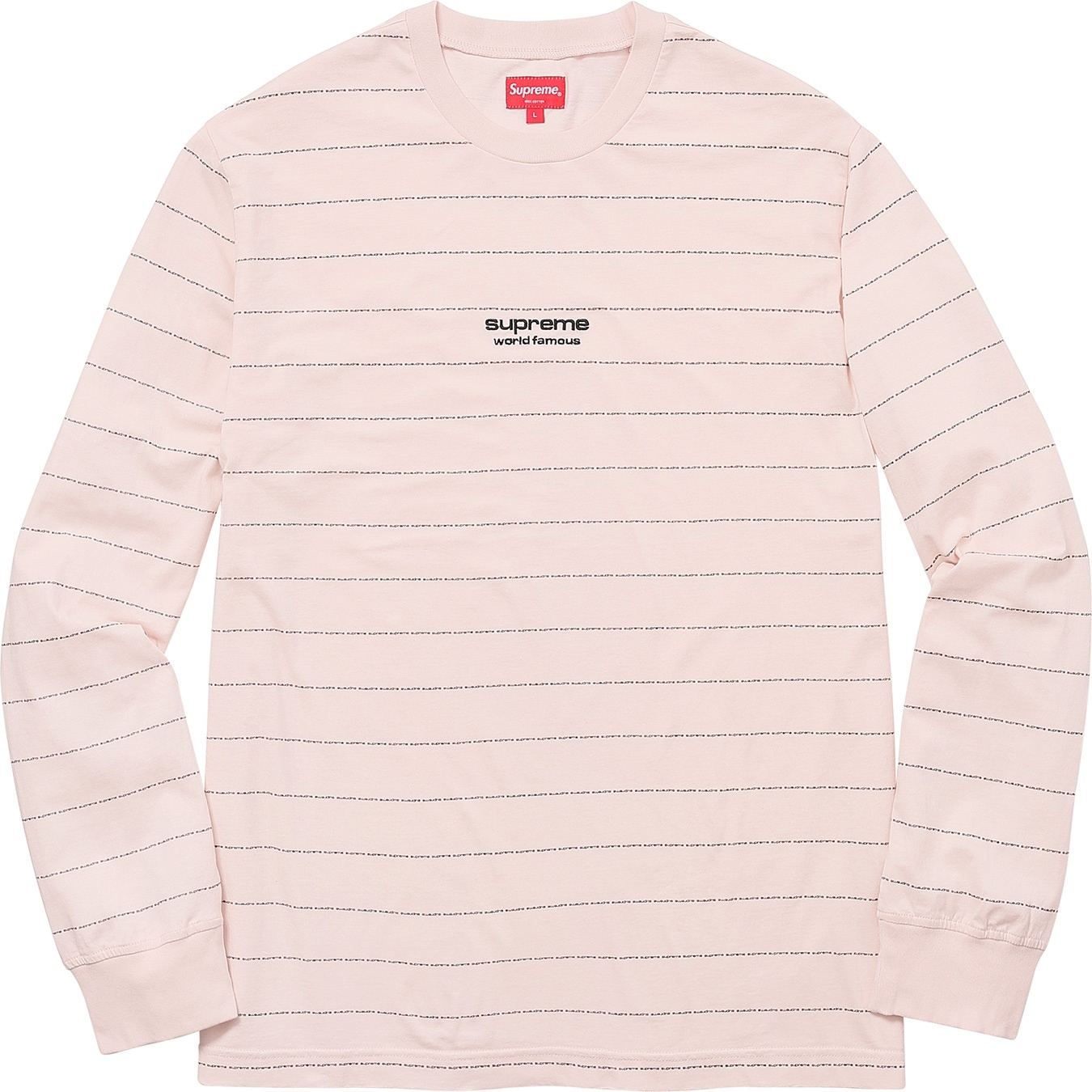 Logo Stripe L/S Top view 4